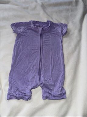 Little Sleepies Lavender Baby Shorty Zippy 0/3 months